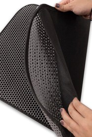 Resim Hype Store Elekli Kedi Kumu Paspası Küçük Boy (Gri) 