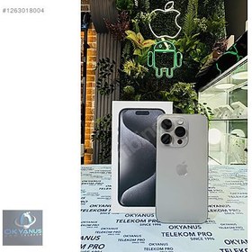 Resim Apple iPhone 15 Pro İkinci El TR | 256 GB | Natürel Titanyum 