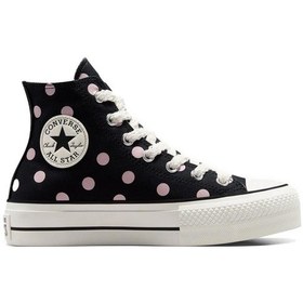 Resim Converse A10688c Chuck Taylor All Star Lift Ayakkabı Siyah Siyah 