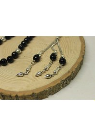 Resim Yaşamtohumu Onix (Oniks) Taşı Tesbih Faset Kesim 8Mm 
