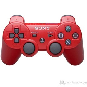 Resim Sony Playstation 3 Titreşimli Joystick (Kırmızı) 