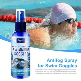 Resim YYLFD Yüzme Gözlüğü ve Dalgıç Maskesi için Anti-Sis Spreyi, 100ml, Şık Tasarım, Dayanıklı Sprey Şişe 