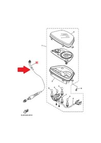 Resim Yamaha Nouvo 115 Or. Km Teli 5MX-H3550-00 
