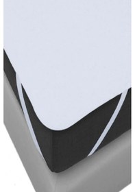 Resim Altın Karma 160x200 Cm Köşe Lastikli Sıvı Geçirmez Pamuk Alez Beyaz 