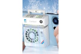 Resim F23 Dijital Göstergeli Rgb Radyatör Telefon Soğutucu Fan - Clip-On, Oyun & Canlı Yayın Için 