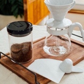 Resim Hario V60 Kahve Demleme Seti Açık Gri 