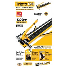Resim SGS134 - TRIPTO120 Seramik Granit Fayans Kesme Makinası 120CM 