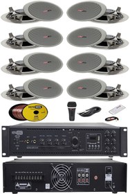 Resim Lastvoice Maxx Paket-4 tavan Hoparlörü Ve 6 Bölgeli Anfi Ses Sistemi Paketi (FULL SET) 