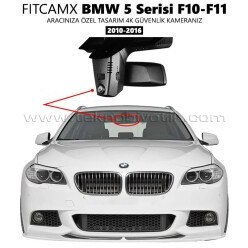 Resim FitCamX - BMW 5 Serisi F10,F11 Modele Özel 4K Araç Kamerası (2010-2016)(FT-J6102-F5) 