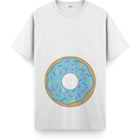 Resim Donut Boy - Hamile Regular Tshirt - Beyaz / S / Regular 