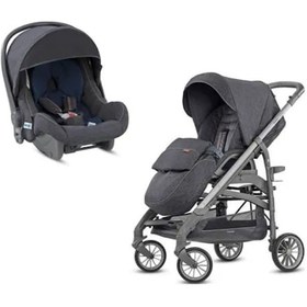 Resim Inglesina Trilogy Travel Sistem Bebek Arabası 2019 Village Denim-10012 