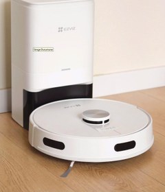 Resim EZVIZ RE5 Plus Akıllı ve Paspaslı Islak Kuru Robot Süpürge Otomatik Çöp Boşaltma ve Şarj, Halı Algılama 