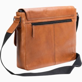 Resim Memphis Deri Evrak Çantası Messenger 38 cm Dizüstü Bölmeli Lüks - Açık Kahverengi 