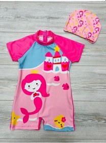 Resim My Kids Wear Kız Çocuk Mayo Pembe 