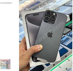Resim Apple iPhone 15 Pro Max İkinci El TR | 256 GB | Siyah 