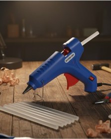 Resim 80 W Profesyonel Silikon Tabancası 11 Mm Uyumlu 5 Adet Hediye Silikon 