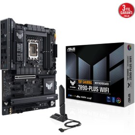 Resim ASUS SUS TUF GAMING Z890-PLUS WIFI DDR5 4XM2 USB3.2 RGB LAN ATX 