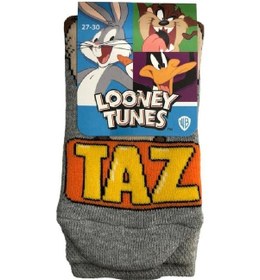 Resim Çimpa Looney Tunes Figürlü Havlu Çorap - Unısex-karışık Çok Renkli 