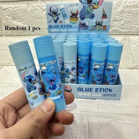 Resim Disney 1 Adet Stitch Katı Yapıştırıcı Çubuk, Yıldız Bebek El Yapımı Döner Ofis Kullanım İçin Rastgele Stil 