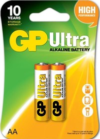 Resim Gp R6 Aa Boy Ultra Alkalin Kalem Pil 2'li Paket Gp15au U2 