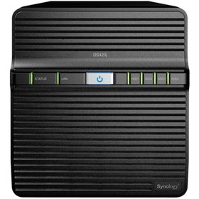 Resim SYNOLOGY DS420J03 4x3.5" Disk Yuvalı 2x2TB HDD RAID(1-0-5-6-10) NAS Server 