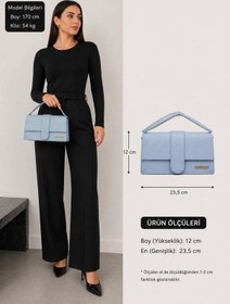 Resim Moda Çınar Şık Yeni Model El Ve Kol Çantası Model:elkolçanta1 Mavi 