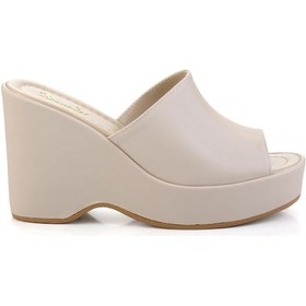 Resim Mat Bej Kadın Terlik K04688001938 Bej 