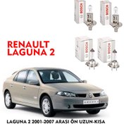 Resim LAGUNA 2 2005 MODEL ÖN UZUN-KISA 4 LÜ FAR AMPÜLÜ TAKIMI BOSCH 