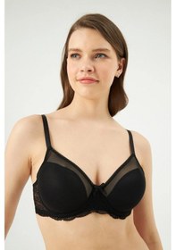 Resim Pierre Cardin Eros 300 Siyah Venüs Toparlayıcı Balenli Tek Sütyen siyah 