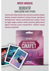 Resim Dedektif Kart Oyunu Dava Çözme Gece Kulübünde Cinayet 38 Kart 