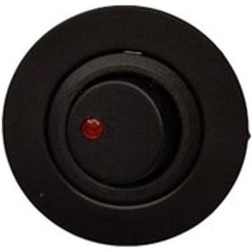 Resim Pano Tip Marin Yuvarlak Işıklı Anahtar On-Off 12Volt Kırmızı 