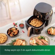 Resim Gelişmiş Akıllı Sensing Fritöz, 1.4 Kg, 7.3 L, 2225 W, Siyah 