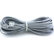 Resim Primex Px-Kkt05 2Cx0.10Mmx7 5 Metre Adsl Rj11 Telefon Kablosu Gri 