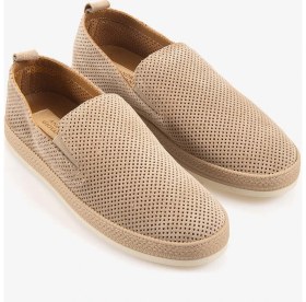 Resim Andrea Giovanni Erkek Kauçuk Taban Süet Perfore Casual Loafer 5187 