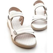 Resim Goldstep 1190 Kadın Cırtlı Düz Günlük Sandalet 