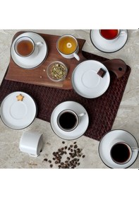 Resim Simply Stackable Çay Takımı 12 Parça 6 Kişilik 19985 Beyaz 