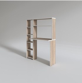 Resim Kenzlife Bilgisayar Çalışma Masası Prost Crd 140 100 20 Kitaplık Solda Ofis Sekreter Laptop 