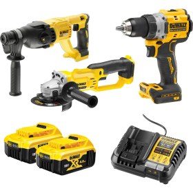 Resim Dewalt DCD800NT + DCG412NT+ DCH133NT 3 Makineli 2 Akülü Set 
