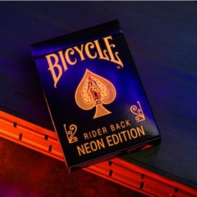 Resim Bicycle Neon Solar-orange Rider Back Premium Oyun Kağıdı Koleksiyonluk İskambil Kartları Destesi 