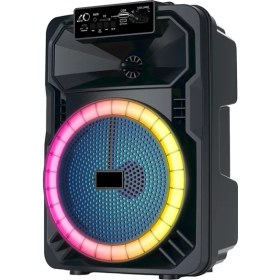 Resim Zore GD-893 Mikrofonlu Rgb Tws 8 Inç Stereo Bass Kablosuz Karaoke Hoparlör 