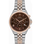 Resim Rms Zeitmeister Rms.1.ag1598.09 Tüm Fonksiyonlar Aktif Safir Cam Çelik Kordon Çelik Kasa 5 Atm Suya Dayanıklı Metalik-rose Renk Erkek Kol Saati Çok Renkli 