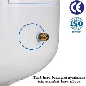 Resim Genel Markalar Su Arıtma Cihazı Metal Genleşme Su Tankı 8 Lt Su Arıtma Deposu Tank Vanası Hediyeli 