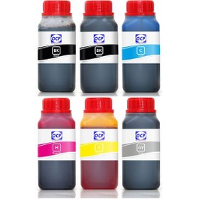 Resim OCP Canon Pixma MG8240 Uyumlu Yazıcı Mürekkep Seti 250ml 6 Renk 