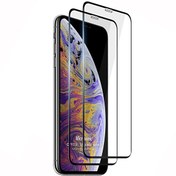 Resim Apple iPhone X Crystal Seramik Nano Ekran Koruyucu Siyah (2 Adet) Microsonic