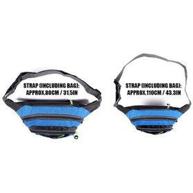 Resim Mufunye Spor Bel Çantası Büyük Kapasiteli Su Geçirmez Erkekler Ve Kadınlar İçin Açık Hava Binicilik Yürüyüş Taşıma Telefonu İçin Fanny Paketi E Siyah 