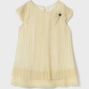 Resim Mayoral 1907 Kız Bebek Elbise Bej 