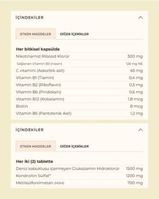 Resim Solgar Cellular Energy 14 Kapsül + Glucosamine Chondroitin Msm 60 Tablet 
