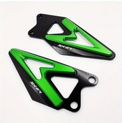Resim Motion003 Kawasaki Zx6r 2019-2025 Cnc Alüminum Yeşil Pedal Koruyucu Ve Ayaklık Seti 