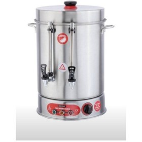 Resim Silverinox Metal Musluk Ikazlı Çay Makinesi 12 Lt. 