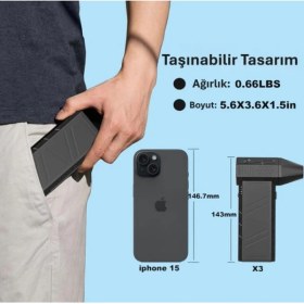 Resim Ttt Taşınabilir Kompakt Jet Fan 